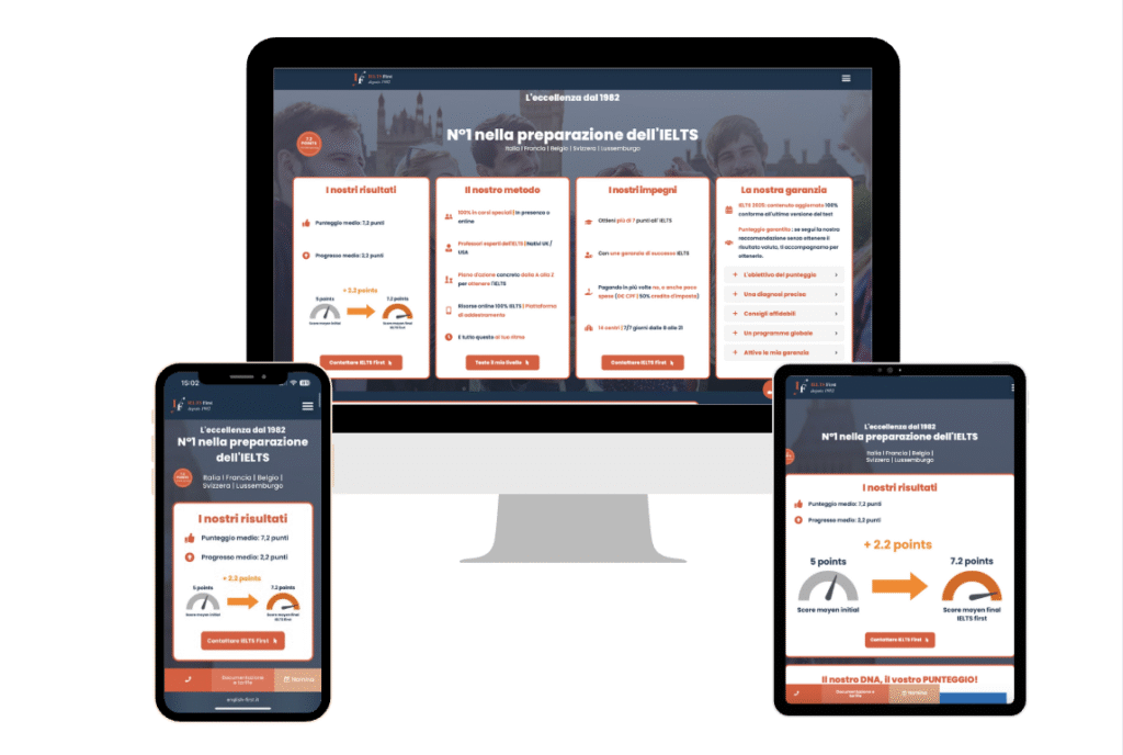 Plateforme en ligne - English First - préparation IELTS