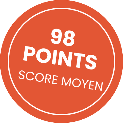 Le score TOEFL IBT moyen de la préparation TOEFL First est de 98 points