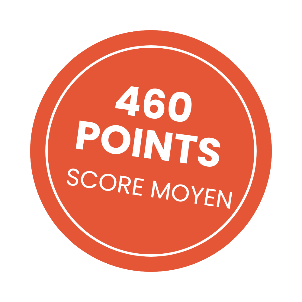 Score OET moyen de la préparation au OET, OET first